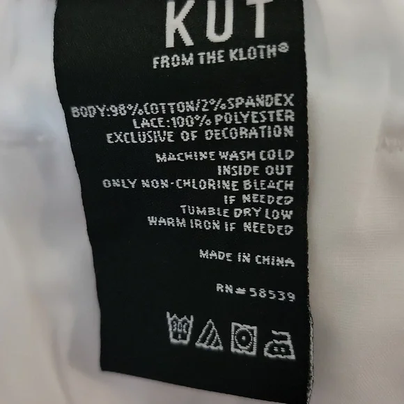 KUT from the Kloth: White "Connie" Ankle Skinny Jeans - Picture 5 of 5